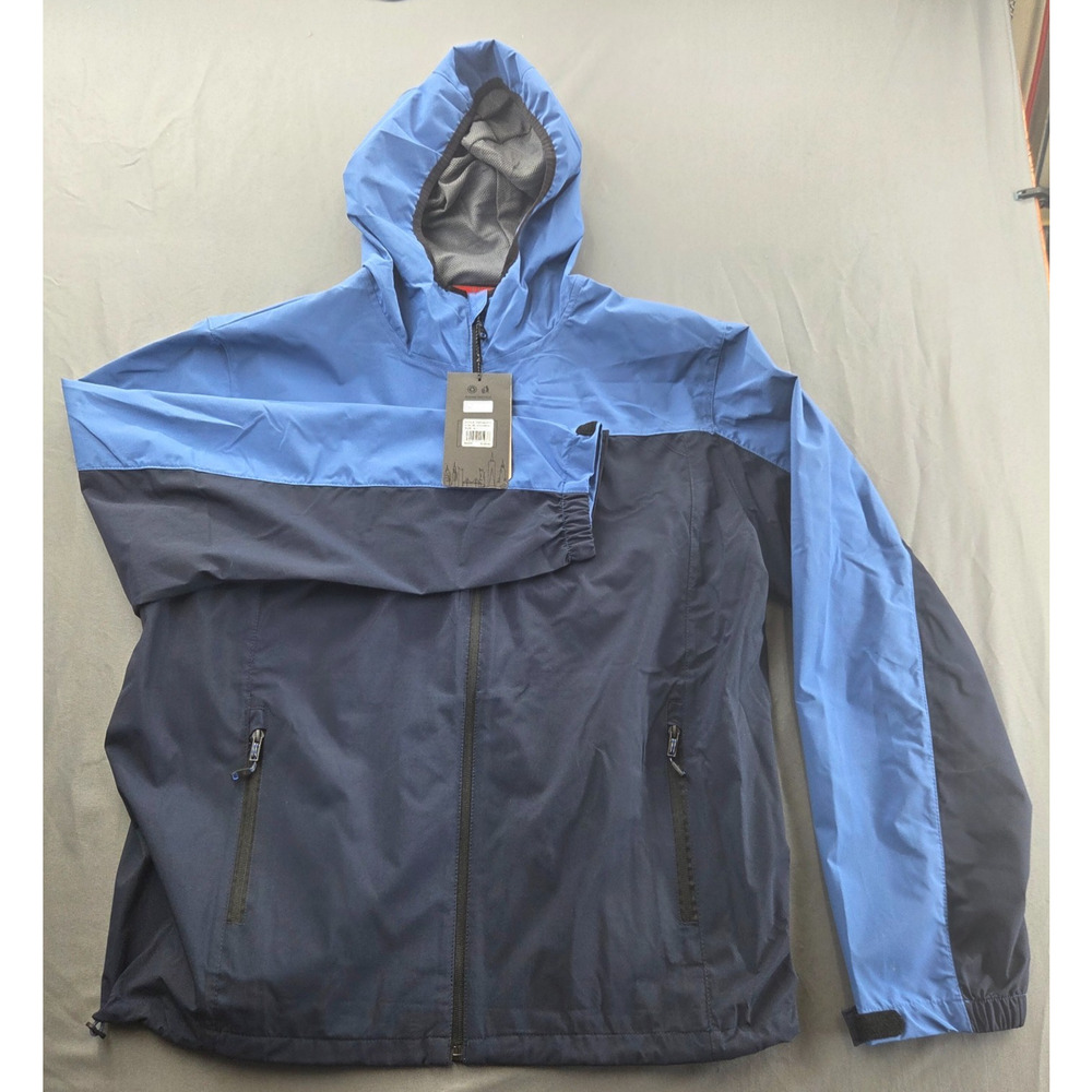 NWT Hawke & Co Performance Hooded Jacket XL Pro Series Outerwear Blue MSRP $125